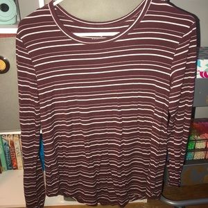 AEO Soft n Sexy Striped Long Sleeve